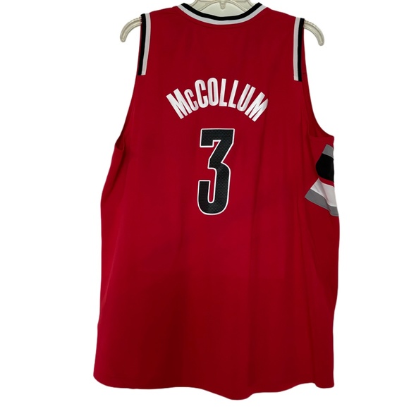 Men’s Adidas NBA Portland Trail Blazers Rip City Swingman Jersey Red Sz XL - Picture 4 of 4